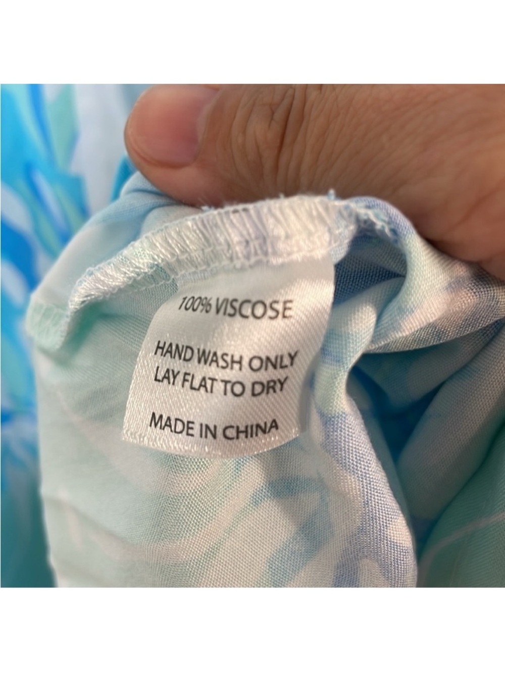 Lilibridge Blue Tropics Midi Dress. XS. NWT. $138! - Picture 11 of 12